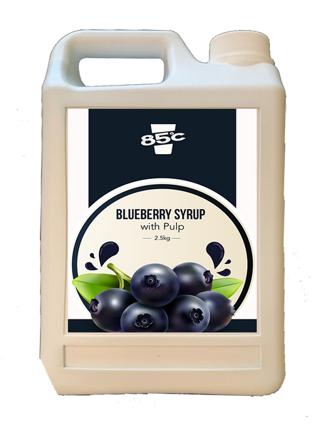 85C Blueberry Syrup with Pulp [2.5KG]