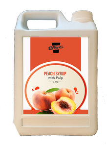 85C Peach Syrup with Pulp [2.5KG]