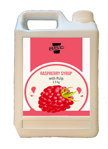 85C Raspberry Syrup with Pulp [2.5KG]