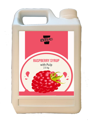 85C Raspberry Syrup with Pulp [2.5KG]