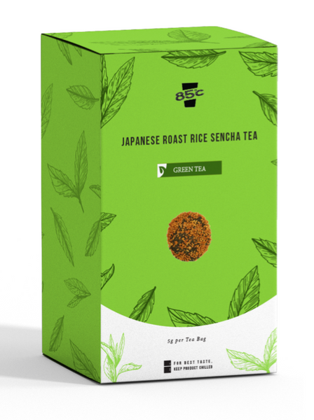 85C Japanese Roast Rice Sencha Green Tea [ 5gx10 Tea Bags]