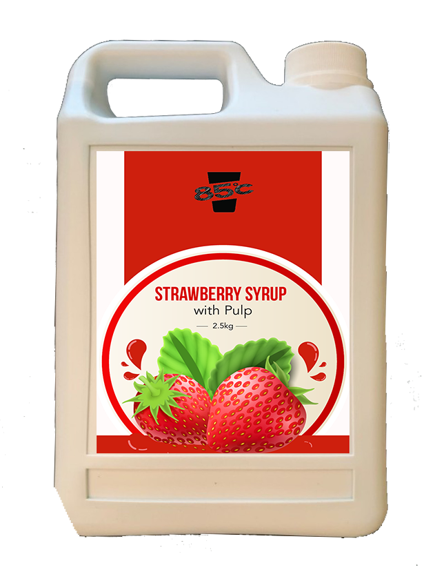 85C Strawberry Syrup with Pulp [2.5KG]