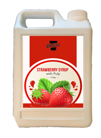 85C Strawberry Syrup with Pulp [2.5KG]