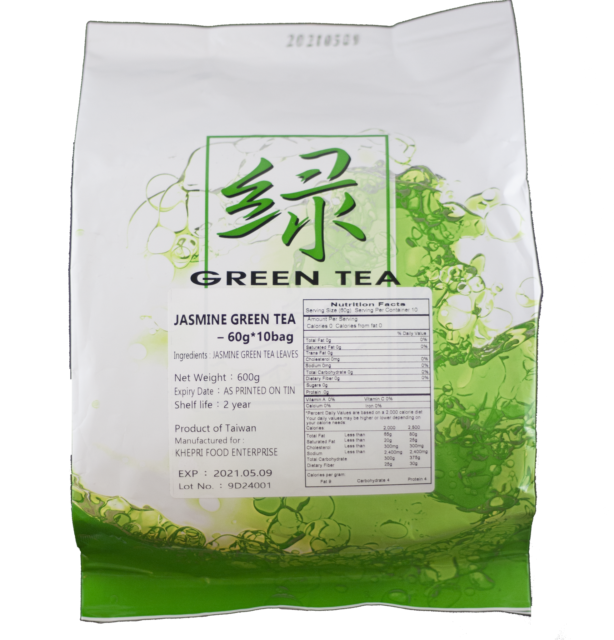 Jasmine Green Tea Bag [60gx10] 600g