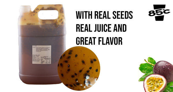 85C Passion Fruit Syrup with Seeds [5KG]